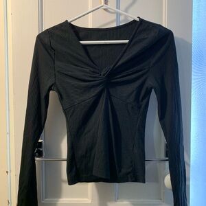 Black Long Sleeve Women's Top